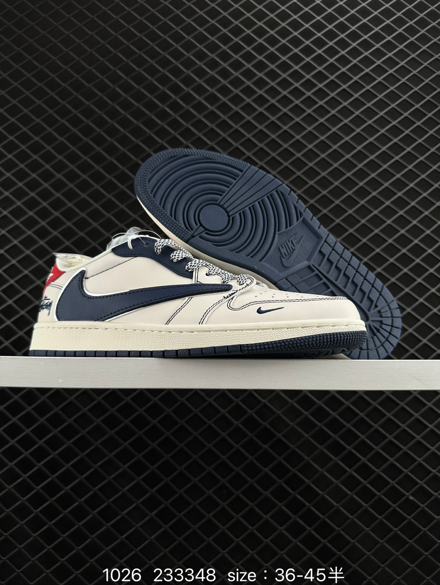 fragment design x Travis Scott x Nike Air Jordan 1 Low OG SP”Black/Green Toe“